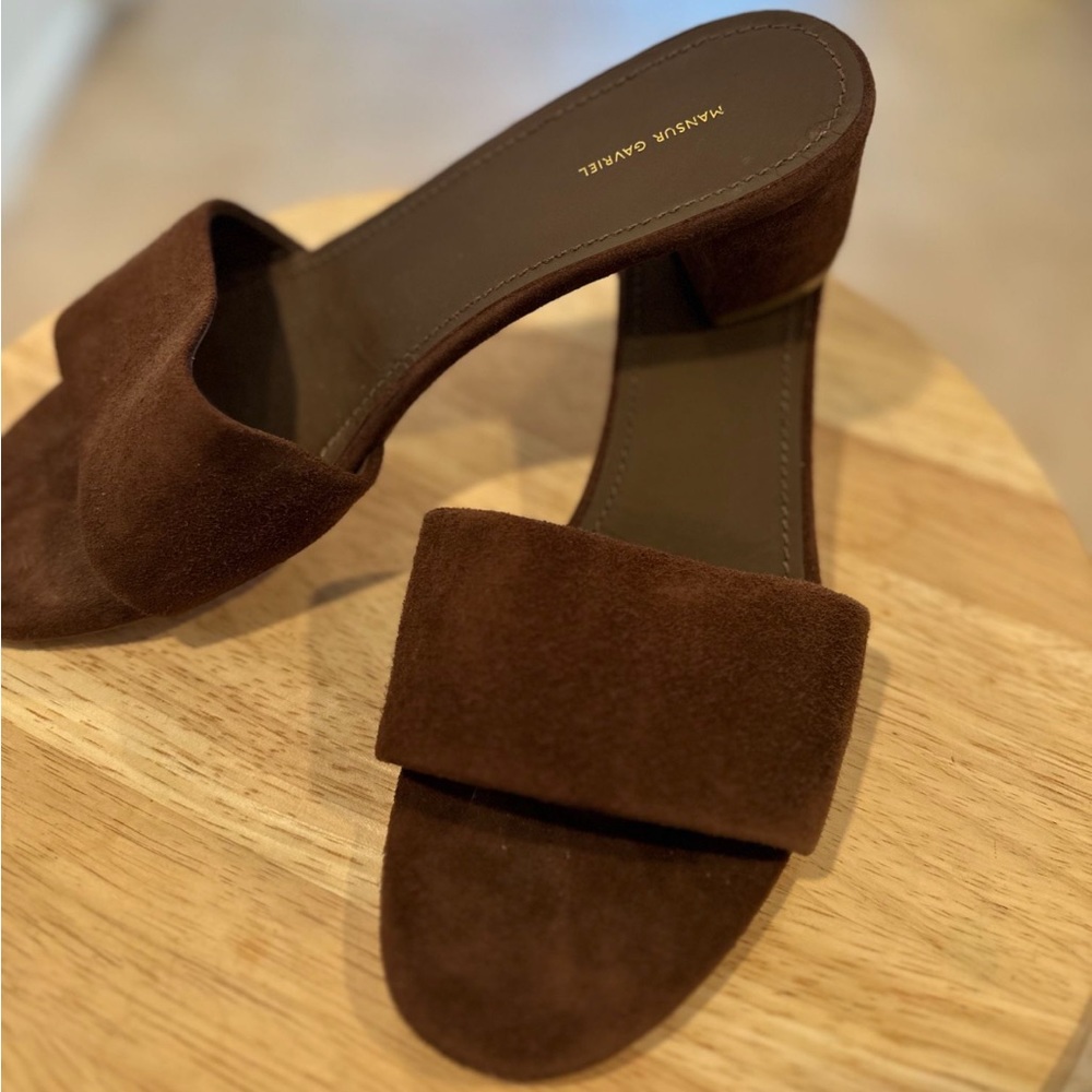 Mansut gavriel brown shoes